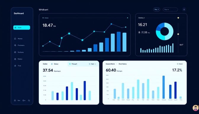 Modern Data Analytics Dashboard